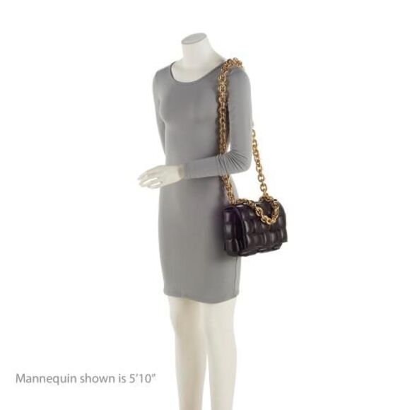 Bottega Veneta Lambskin Cassette Chain Maxi Shoulder Bag - Picture 5 of 16